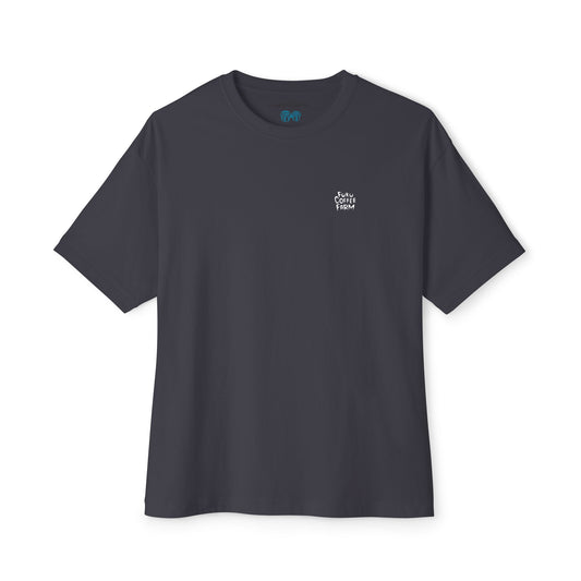Unisex Oversized Boxy Tee (Dark Grey)